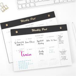 Кастомизированный блокнот с логотипом, ежедневный планировщик с календарем (арт. 612796)