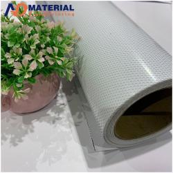 Микроперфорированная виниловая наклейка для окон / смотровая виниловая наклейка / прозрачная пленка для окон OWV с однонаправленным видением (арт. 912584)