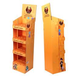 Промо-стойка для сладких товаров с полками из картона для магазина (арт. 1112913)