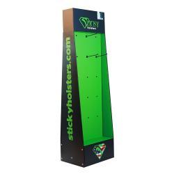 Индивидуально изготовленная картонная стойка с крючками для продуктов (арт. 1112918)