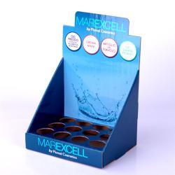 PDQ картонная стойка для парфюма и лака для ногтей на прилавке (арт. 1112933)