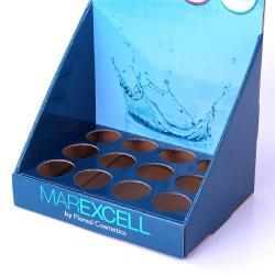 PDQ картонная стойка для парфюма и лака для ногтей на прилавке (арт. 1112933)