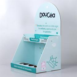 Привлекательная картонная стойка PDQ с отверстиями для парфюма и лосьонов (арт. 1112942)