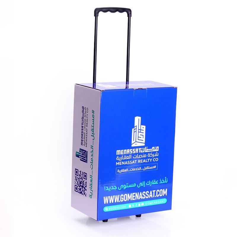 Картонный рекламный стенд для выставок и торговых точек с экологически чистыми материалами (арт. 1112988)