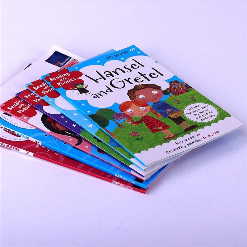 Китайская фабрика, кастомная глянцевая или матовая бумага для печати журналов, детских книг, учебников (арт. 1113019)