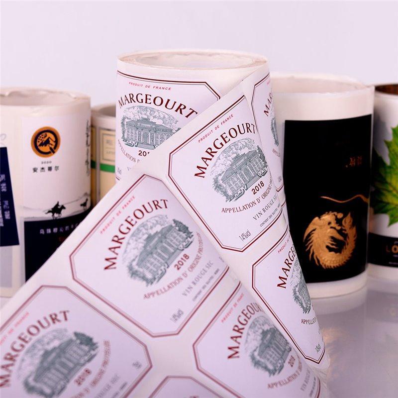 Кастомный дизайн золотого горячего тиснения, водостойкие наклейки для упаковки косметики (арт. 1113020)