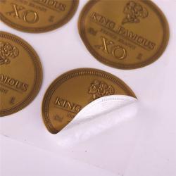 Тисненые алюминиевые наклейки для вина, самоклеящиеся водостойкие наклейки (арт. 1113024)