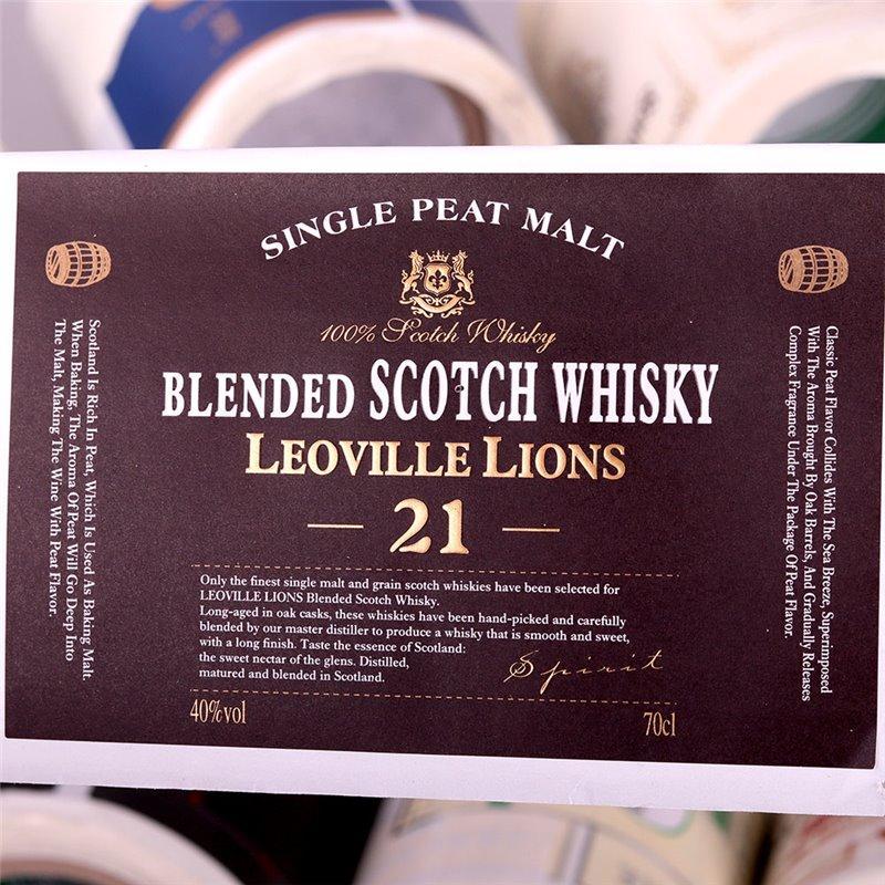 Оптовая продажа персонализированных водостойких наклеек для упаковки бутылок напитков и косметики (арт. 1113034)