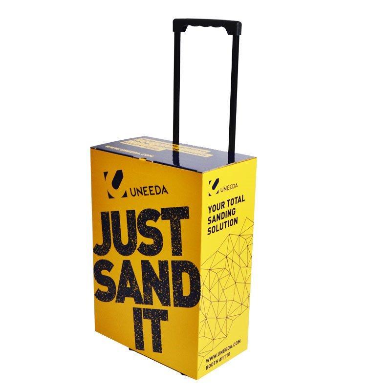 Кастомные двустенные картонные коробки для рекламы, мобильные стойки для выставок (арт. 1113036)