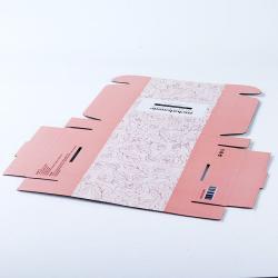 Горячая распродажа стильной коробки для упаковки париков с индивидуальным дизайном, картонная коробка для волос с лентой для хранения (арт. 1113044)