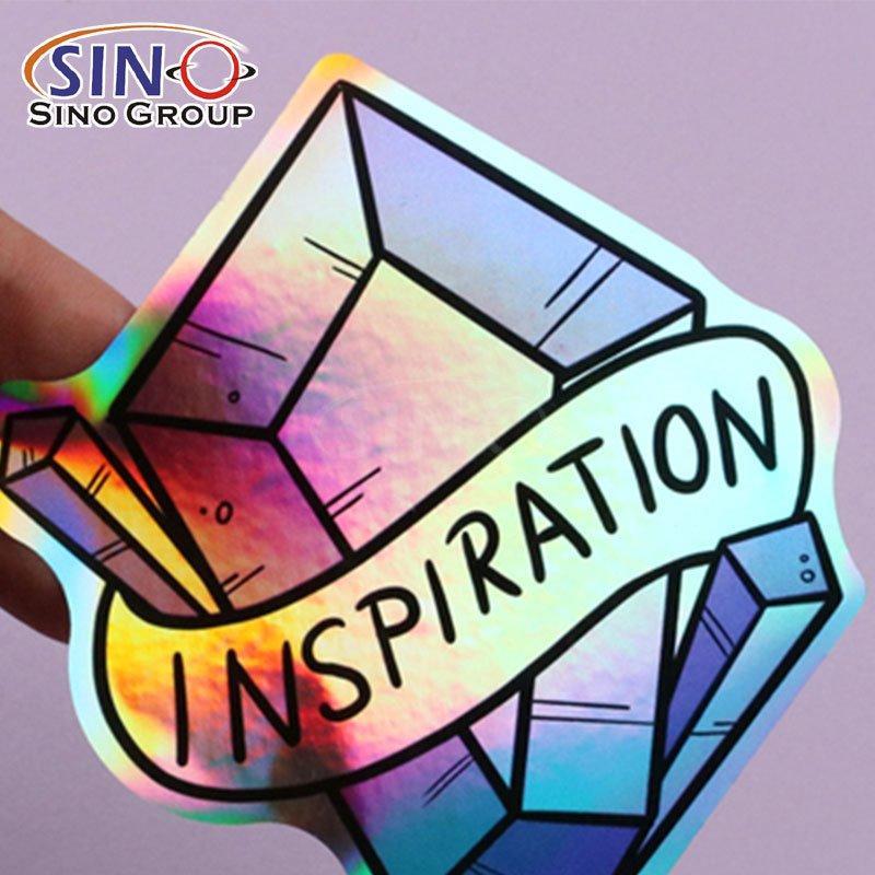 Голографическая виниловая плёнка для наклеек и цифровой печати (арт. 1312455)