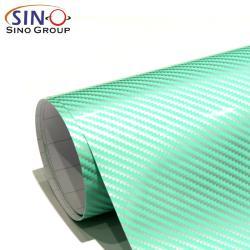 Золотисто-чёрная карбоновая плёнка 7D для авто (арт. 1312475)