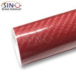 Гладкая виниловая пленка для автомобиля с эффектом углеродного волокна 6D, изменяющая цвет (арт. 1312478)