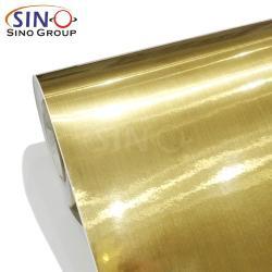 Хромированная металлическая PVC пленка с текстурой, золотой и серебряный цвет (арт. 1312483)