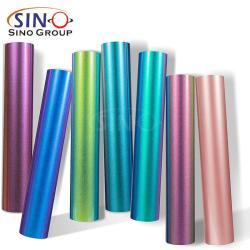 Термопереносная виниловая пленка с эффектом хамелеона | Логотипы и футболки (арт. 1312509)