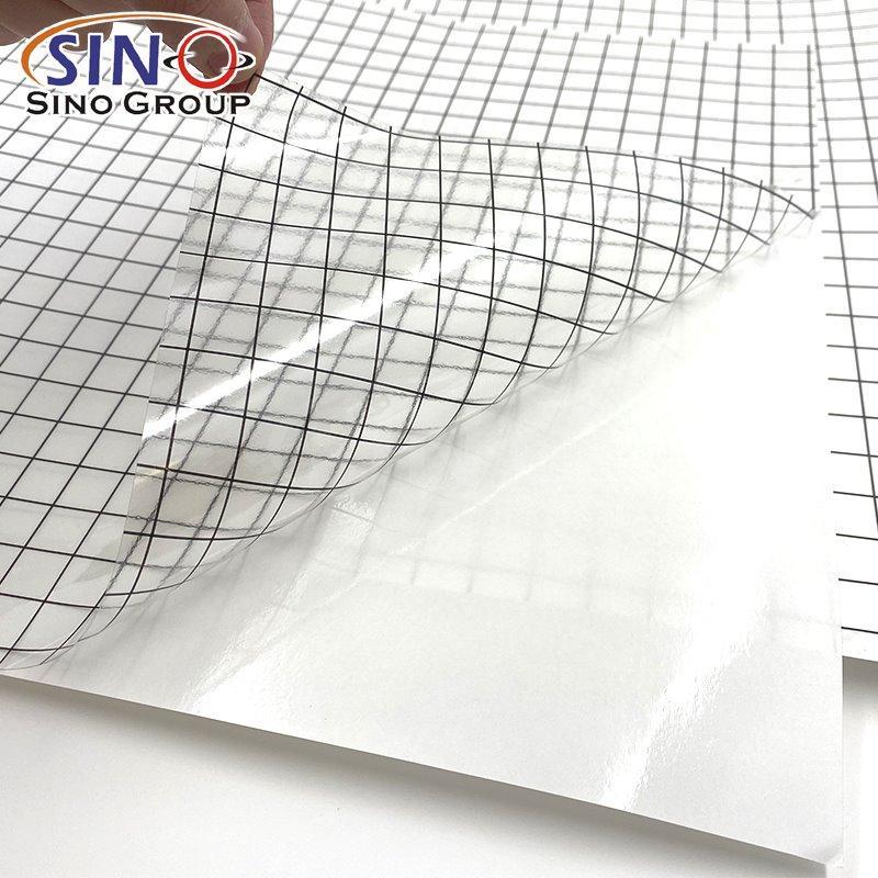 Черная PET пленка с прозрачными сетками для переноса виниловых паттернов (арт. 1312527)