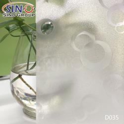 Матовая серебристая пленка для окон, декоративная пленка для стекол (арт. 1312581)