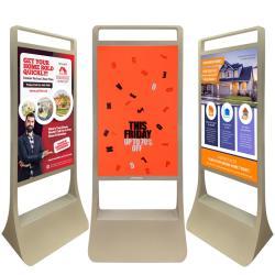 Напольный киоск 85–75 дюймов для цифровой рекламы, сенсорный экран Android (арт. 16121175)