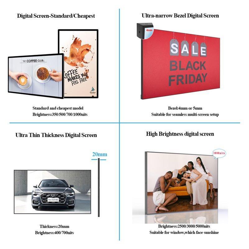 98-дюймовый монитор для конференц-залов, лифтов, горизонтальная и вертикальная реклама (арт. 16121215)