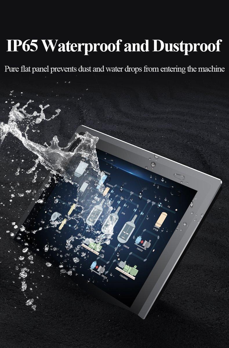 Настенный панельный ПК 15.6 дюймов с IP65, Windows 10 и Android для промышленности (арт. 16121228)