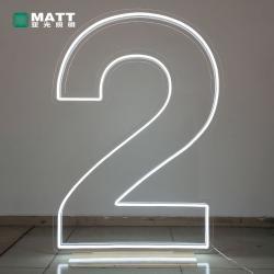 Индивидуальная LED неоновая вывеска с числами (1FT, 2FT, 3FT, 4FT) для дня рождения и свадеб (арт. 13121047)