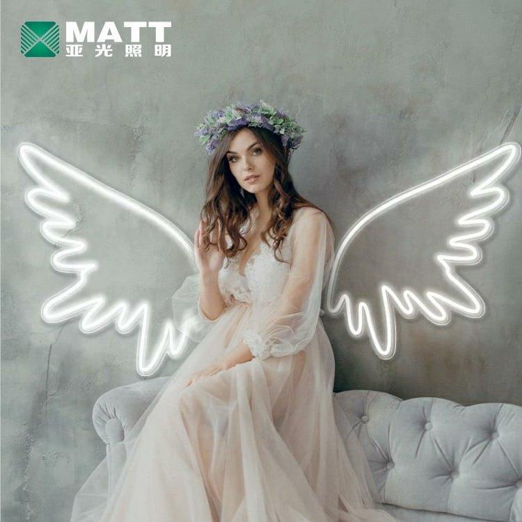Светодиодные неоновые вывески "Angel Wings" на заказ (арт. 13121051)