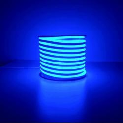 Многоцветная гибкая неоновая лента с PVC корпусом, 24V RGB LED лента 480d Silicone IP67 (арт. 13121115)