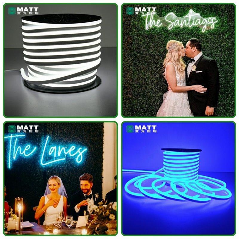 МАТТ низкая цена, без минимального заказа, кастомная гибкая силиконовая 24V трубка для неоновой ленты, белое стекло с диммером (арт. 13121133)