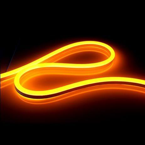 Гибкая светодиодная лента 24V оранжевая для использования на грузовиках и транспортных средствах (арт. 13121141)