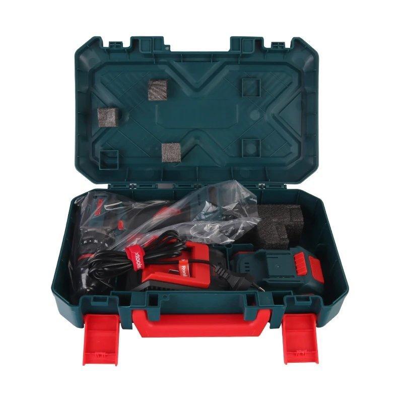 Ударная дрель Ronix 8670, аккумуляторная, бесщеточная, 20V, 13 мм, 60N·м, с запчастями (арт. 3112775)