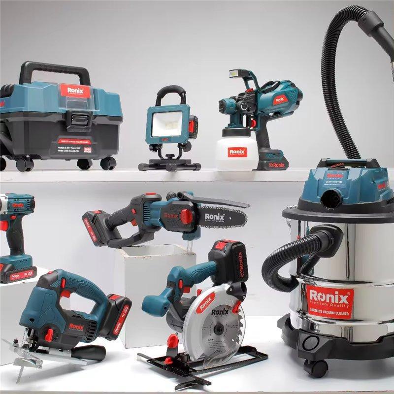 Набор электроинструментов Ronix 86 Series, перфоратор, ударная дрель, УШМ, гайковерт, циркулярная пила (арт. 25-18031139)