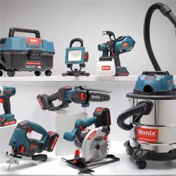 Набор электроинструментов Ronix 86 Series, перфоратор, ударная дрель, УШМ, гайковерт, циркулярная пила (арт. 25-18031139)