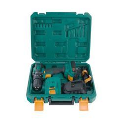 Бесщеточная ударная дрель Ronix, 20V, 13 мм, 45N·m, набор инструментов (арт. 25-18031141)