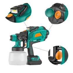 Портативная аккумуляторная автомойка Ronix, высокое давление, литиевый аккумулятор, пистолет-распылитель (арт. 25-18031152)