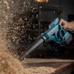 Аккумуляторный воздуходув Ronix 8611, 20V, 18000 об/мин, мощный (арт. 25-18031176)