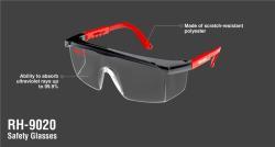 Защитные очки Ronix RH-9020, из устойчивого к царапинам поликарбоната (арт. 25-18031183)