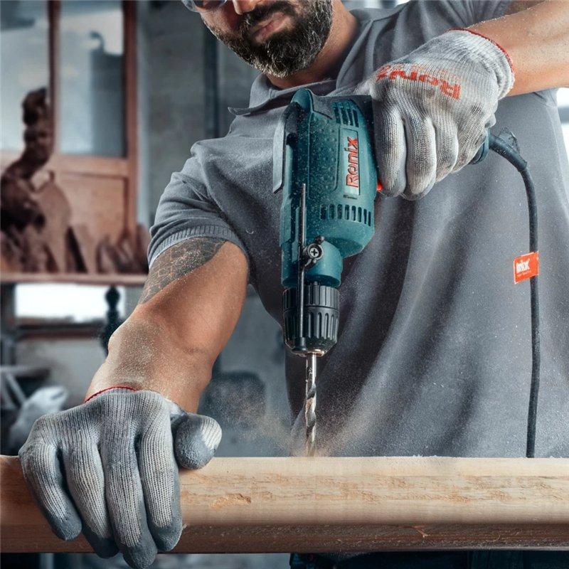 Электродрель Ronix 2115, 420 Вт, 10 мм, бесключевая, для сверления и завинчивания (арт. 25-18031196)