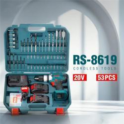 Аккумуляторный шуруповерт Ronix RS-8619, 2.0Ah, 20V, комплект с зарядным устройством (арт. 25-18031214)