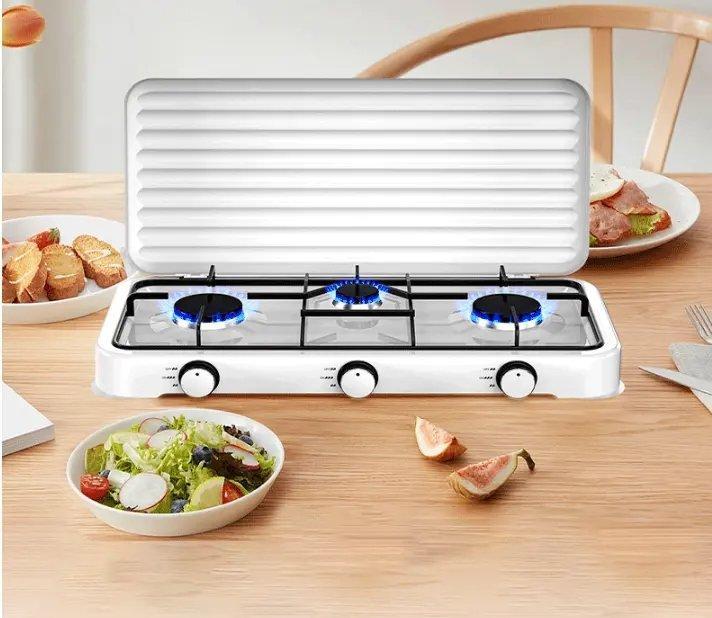 Газовая плита Ronix, двойная горелка, устойчивая к высоким температурам, для кемпинга (арт. 25-18031222)