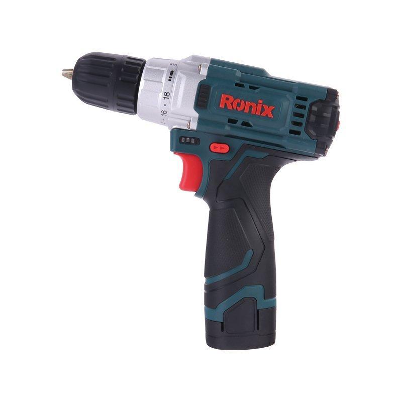 Аккумуляторная дрель-шуруповерт Ronix 8613, 12V, 10 мм, 26N·m, точное сверление (арт. 25-18031233)