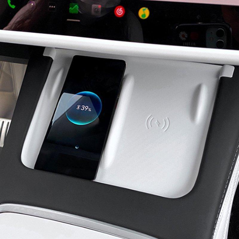 Беспроводная зарядка Ronix, силиконовый коврик, для Tesla 2024 (арт. 25-18031411)