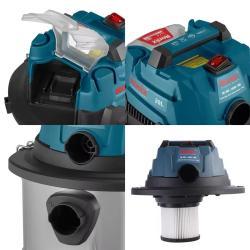 Аккумуляторный пылесос Ronix 8641, 20V, 20 л, для авто, дерева и дома (арт. 25-18031420)