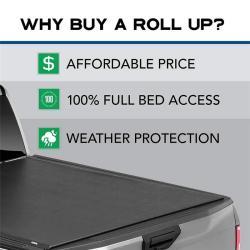 Роллетная крышка кузова пикапа Ronix, мягкая, трехслойная, универсальная (арт. 25-18031500)