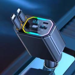 Зарядное устройство Ronix, 4-в-1, 180° поворот, для iPhone и Samsung (арт. 25-18031521)