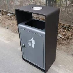 Декоративная оцинкованная урна для мусора, стильный дизайн, для улицы и парка (арт. 3112434)