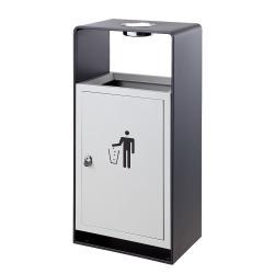 Декоративная оцинкованная урна для мусора, стильный дизайн, для улицы и парка (арт. 3112434)