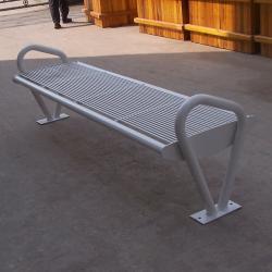 Современная садовая скамья из стали, на 3-5 человек, для общественных зон (арт. 3112442)