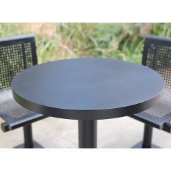 Круглый стол с 4 местами для пикника, металлический, для парков и ресторанов (арт. 3112446)