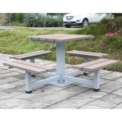 Квадратный деревянный стол, 30x46 дюймов, для ресторанов и кафе, уличное использование (арт. 3112449)