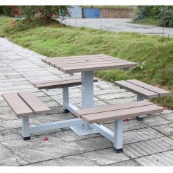 Квадратный деревянный стол, 30x46 дюймов, для ресторанов и кафе, уличное использование (арт. 3112449)